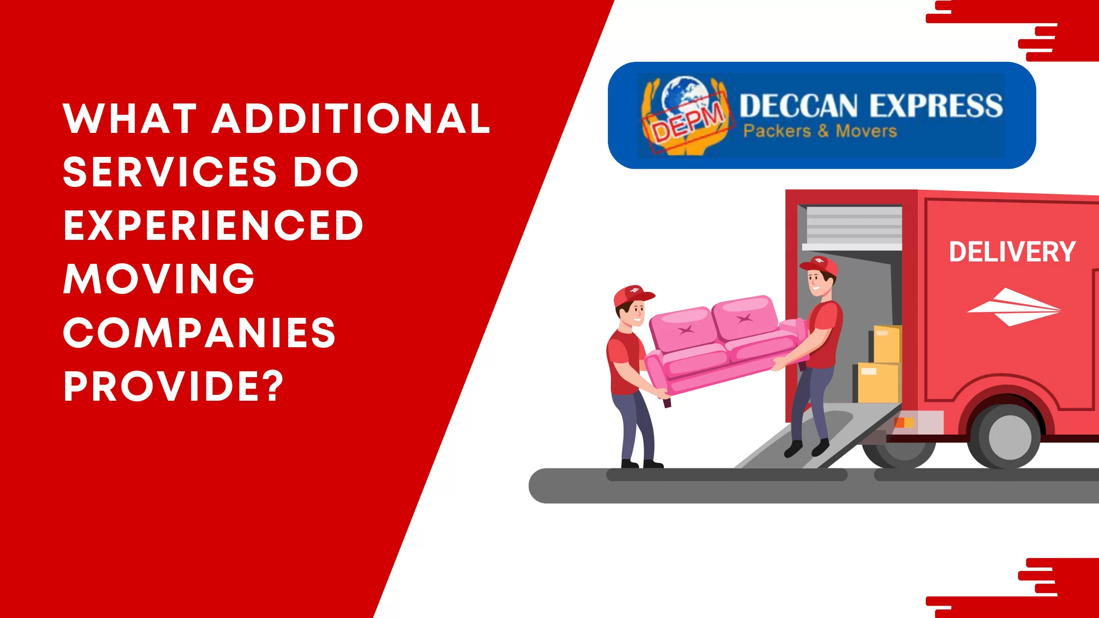 What additional services do experienced moving companies provide?